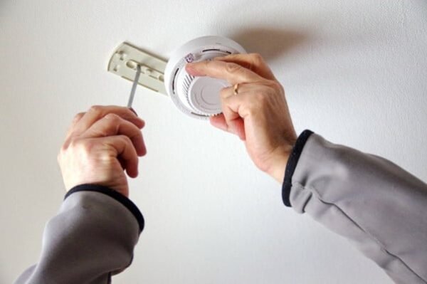 Installation d’un détecteur de fumée